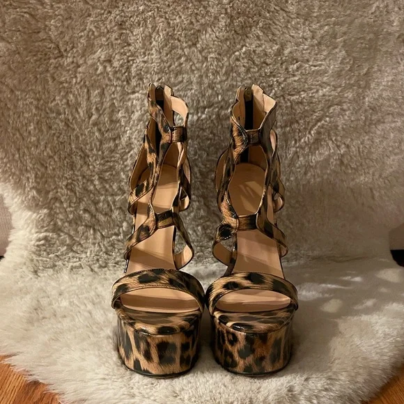 Leopard Print Heels - Picture 3 of 8